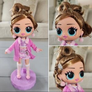 MGA LOL Surprise Tweens Fancy Girl 7" G1 Pastel Pink Outfit Brunette Beautiful